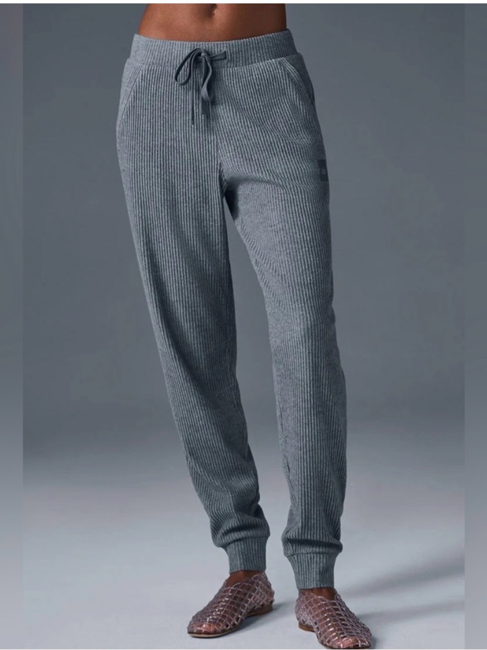 ALO Yoga Muse Sweatpants Steel Grey Size XS NWT
